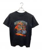 HARLEY-DAVIDSONハーレーダビッドソン）の古着「HOLOUBEK プリントTシャツ」｜ブラック