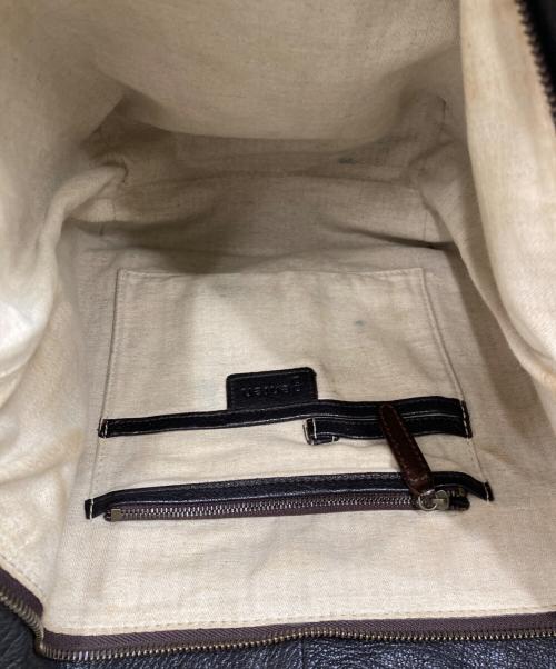genten（ゲンテン）genten (ゲンテン) レザーショルダーバッグ ブラウンの古着・服飾アイテム