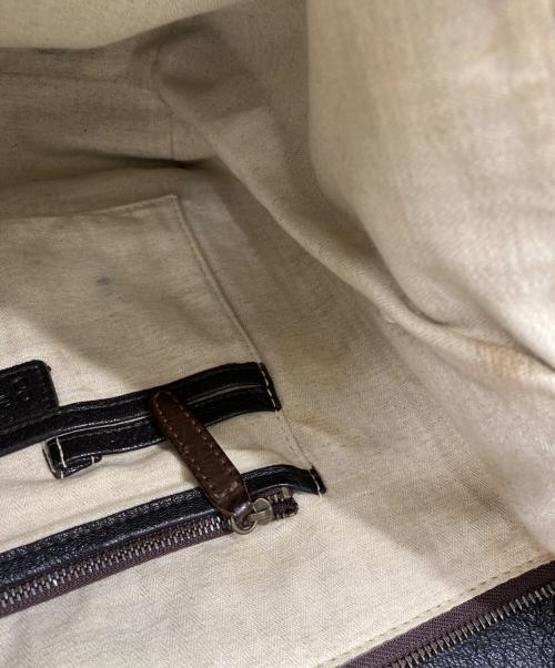 genten（ゲンテン）genten (ゲンテン) レザーショルダーバッグ ブラウンの古着・服飾アイテム