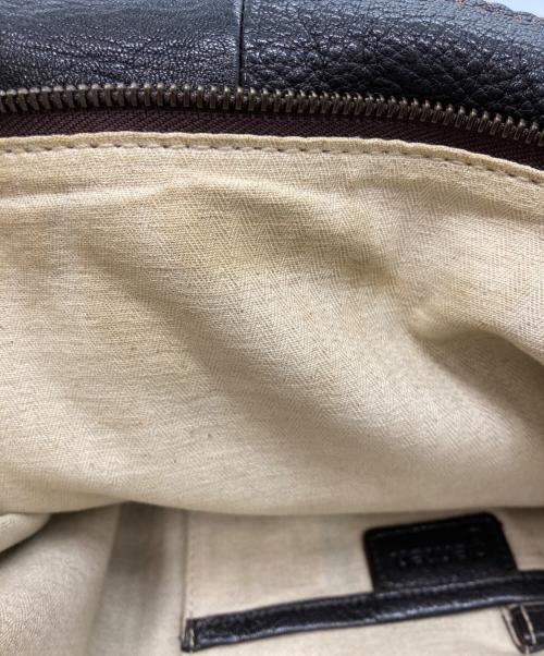 genten（ゲンテン）genten (ゲンテン) レザーショルダーバッグ ブラウンの古着・服飾アイテム