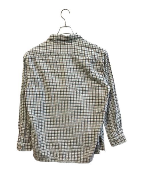 POLO RALPH LAUREN（ポロ・ラルフローレン）POLO RALPH LAUREN (ポロ・ラルフローレン) チェックオープンカラーボックスシャツ ミントグリーン サイズ:Ｍの古着・服飾アイテム