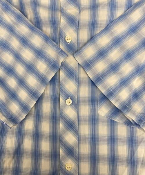 stussy（ステューシー）stussy (ステューシー) オンブレチェックシャツ スカイブルー サイズ:Sの古着・服飾アイテム