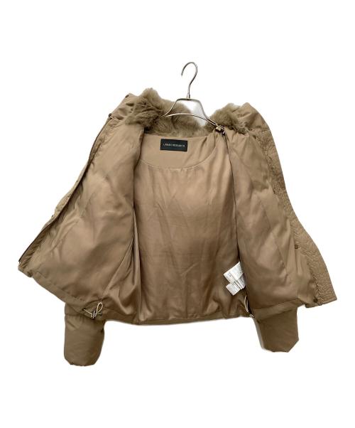 URBAN RESEARCH（アーバンリサーチ）URBAN RESEARCH (アーバンリサーチ) ラビットフードストレッチショートダウン UR07-27T002 ベージュ サイズ:36の古着・服飾アイテム