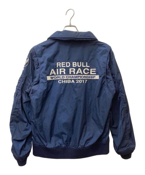 AVIREX（アヴィレックス）AVIREX (アヴィレックス) フライトジャケット 6172124 ネイビー サイズ:Lの古着・服飾アイテム