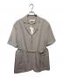 LE CIEL BLEU（ルシェルブルー）の古着「Hook Eye Blazer Shirt」｜ライトグレー