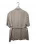 LE CIEL BLEU (ルシェルブルー) Hook Eye Blazer Shirt ライトグレー サイズ:36 未使用品：5000円
