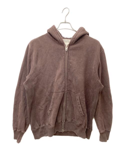REMI RELIEF（レミレリーフ）REMI RELIEF (レミレリーフ) ダブルジップパーカー ブラウン サイズ:Mの古着・服飾アイテム