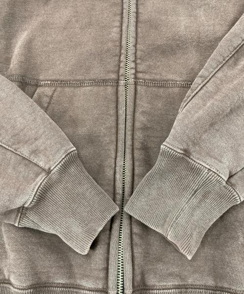REMI RELIEF（レミレリーフ）REMI RELIEF (レミレリーフ) ダブルジップパーカー ブラウン サイズ:Mの古着・服飾アイテム