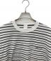 plllllleeeasse (プリーズ) multi stripe short sleeve tee ホワイト×グレー サイズ:L：7000円