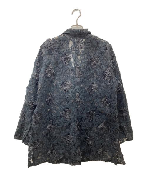 Ameri（アメリ）Ameri (アメリ) FLOWER MIX LACE SHEER JACKET ブラック サイズ:Freeの古着・服飾アイテム