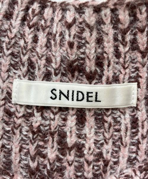 Snidel（スナイデル）Snidel (スナイデル) ノースリーブニットワンピース ピンク サイズ:ONE SIZEの古着・服飾アイテム