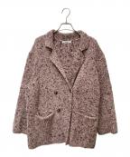 Snidelスナイデル）の古着「ニットジャケット」｜ピンク