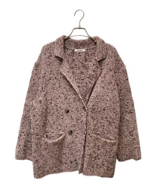 Snidel（スナイデル）Snidel (スナイデル) ニットジャケット ピンク サイズ:ONE SIZEの古着・服飾アイテム