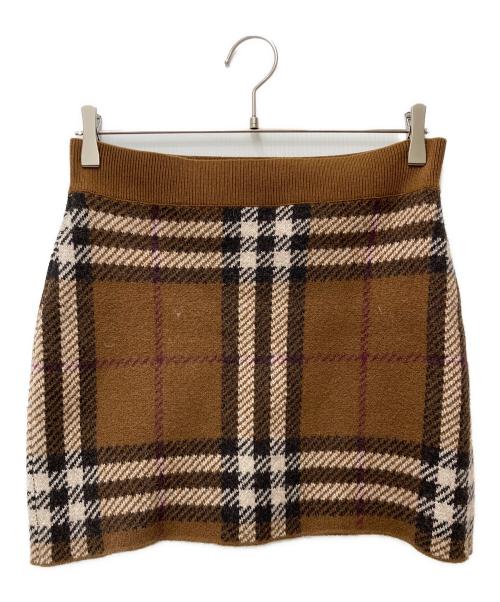 BURBERRY BLUE LABEL（バーバリーロンドンブルーレーベル）BURBERRY BLUE LABEL (バーバリーロンドンブルーレーベル) キアンドラ スカート ブラウン サイズ:Мの古着・服飾アイテム