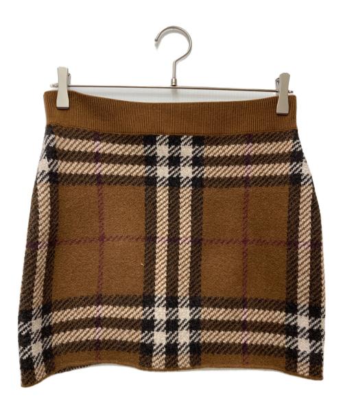 BURBERRY BLUE LABEL（バーバリーロンドンブルーレーベル）BURBERRY BLUE LABEL (バーバリーロンドンブルーレーベル) キアンドラ スカート ブラウン サイズ:Мの古着・服飾アイテム