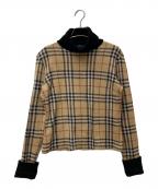 BURBERRY BLUE LABELバーバリーロンドンブルーレーベル）の古着「タートルネックニット」｜ベージュ