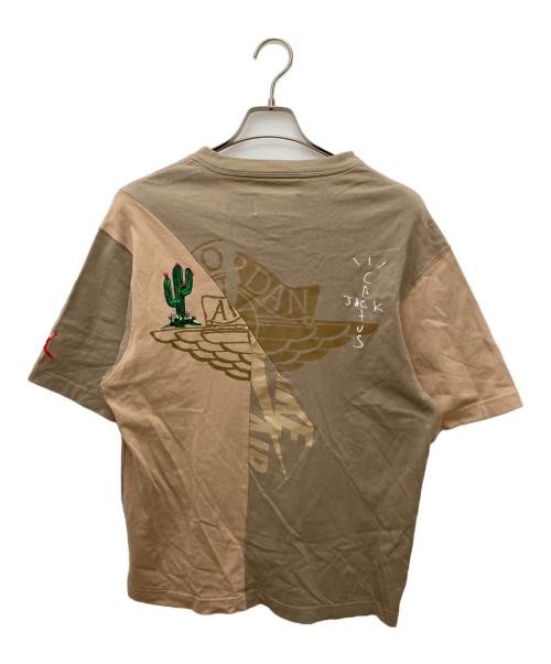 AIR JORDAN（エア ジョーダン）AIR JORDAN (エア ジョーダン) Travis Scott (トラヴィススコット) Cactus Jack x Jordan T-shirt Khaki Desert サイズ:Lの古着・服飾アイテム