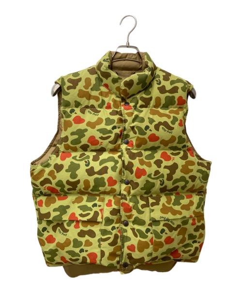 HUMAN MADE（ヒューマンメイド）HUMAN MADE (ヒューマンメイド) REVERSIBLE DOWN VEST ベージュ サイズ:Mの古着・服飾アイテム