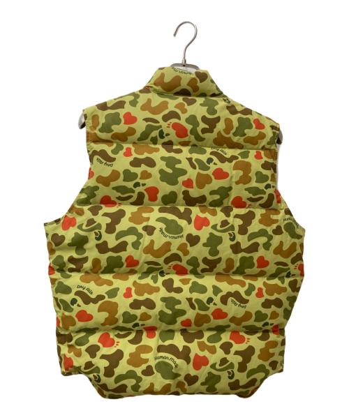 HUMAN MADE（ヒューマンメイド）HUMAN MADE (ヒューマンメイド) REVERSIBLE DOWN VEST ベージュ サイズ:Mの古着・服飾アイテム