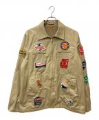 HUMAN MADEヒューマンメイド）の古着「PATCH JACKET LIMITED EDITION」｜ベージュ