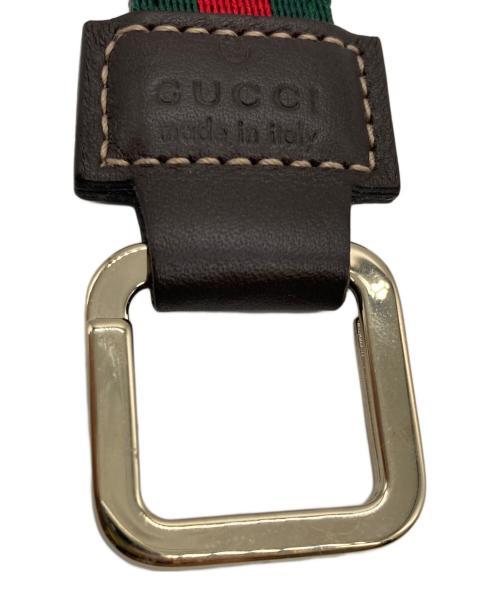 GUCCI（グッチ）GUCCI (グッチ) シェリーラインチャーム グリーン×レッドの古着・服飾アイテム