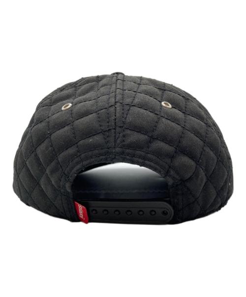 stussy（ステューシー）stussy (ステューシー) キルティングキャップ ブラックの古着・服飾アイテム