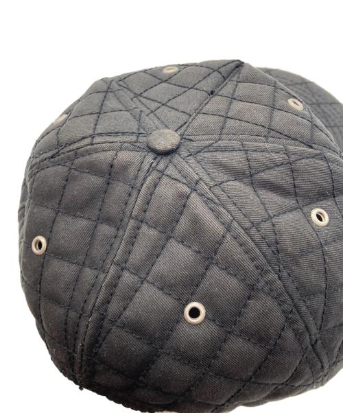 stussy（ステューシー）stussy (ステューシー) キルティングキャップ ブラックの古着・服飾アイテム