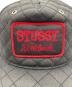 中古・古着 stussy (ステューシー) キルティングキャップ ブラック：5000円