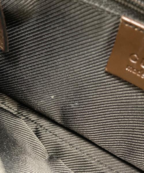 GUCCI（グッチ）GUCCI (グッチ) GGキャンバス ウエストバッグ 92543 ブラウンの古着・服飾アイテム