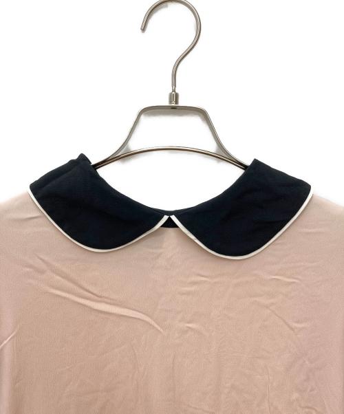 MARNI（マルニ）MARNI (マルニ) 7分丈切替ブラウスワンピース ピンク サイズ:40の古着・服飾アイテム