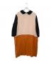 MARNI（マルニ）の古着「7分丈切替ブラウスワンピース」｜ピンク