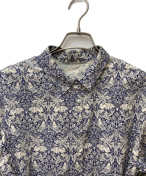 MORRIS GALLERY（モリス ギャラリー）MORRIS GALLERY (モリス ギャラリー) ブラザーラビットシャツワンピース ネイビー×ホワイト サイズ:Mの古着・服飾アイテム