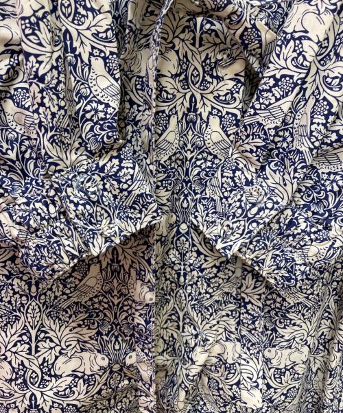 MORRIS GALLERY（モリス ギャラリー）MORRIS GALLERY (モリス ギャラリー) ブラザーラビットシャツワンピース ネイビー×ホワイト サイズ:Mの古着・服飾アイテム