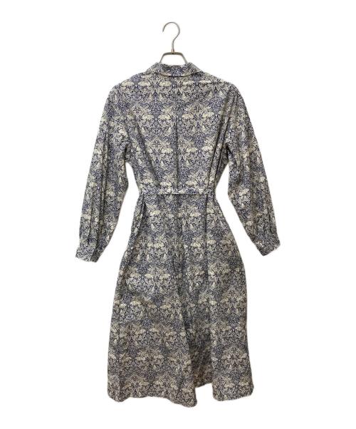 MORRIS GALLERY（モリス ギャラリー）MORRIS GALLERY (モリス ギャラリー) ブラザーラビットシャツワンピース ネイビー×ホワイト サイズ:Mの古着・服飾アイテム