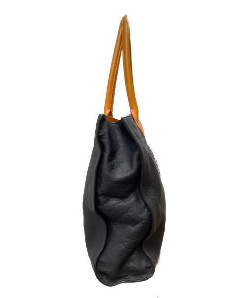 HUNTING WORLD（ハンティングワールド）HUNTING WORLD (ハンティングワールド) スタッズトートバッグ　551702 ブラックの古着・服飾アイテム