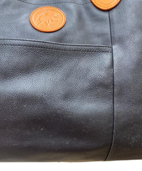 HUNTING WORLD（ハンティングワールド）HUNTING WORLD (ハンティングワールド) スタッズトートバッグ　551702 ブラックの古着・服飾アイテム