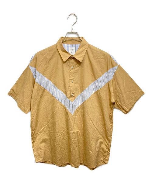 MISTER GENTLE MAN（ミスタージェントルマン）MISTER GENTLE MAN (ミスタージェントルマン) プルオーバーシャツ ベージュ サイズ:Lの古着・服飾アイテム