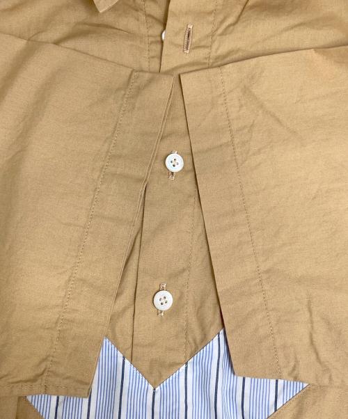 MISTER GENTLE MAN（ミスタージェントルマン）MISTER GENTLE MAN (ミスタージェントルマン) プルオーバーシャツ ベージュ サイズ:Lの古着・服飾アイテム