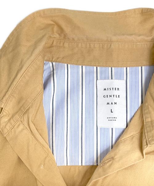 MISTER GENTLE MAN（ミスタージェントルマン）MISTER GENTLE MAN (ミスタージェントルマン) プルオーバーシャツ ベージュ サイズ:Lの古着・服飾アイテム