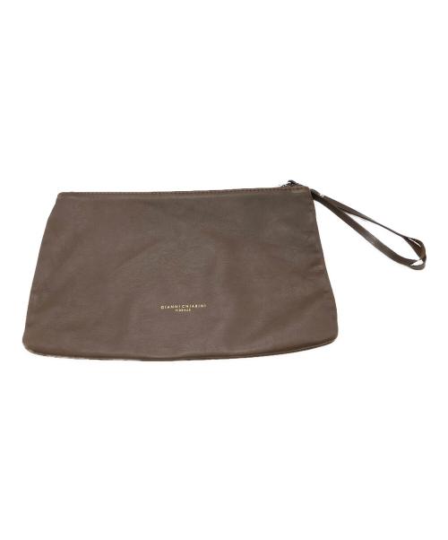 GIANNI CHIARINI（ジャンニ キアリーニ）GIANNI CHIARINI (ジャンニ キアリーニ) キャンバストートバッグ ベージュの古着・服飾アイテム