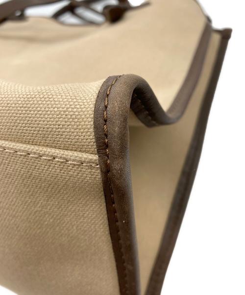 GIANNI CHIARINI（ジャンニ キアリーニ）GIANNI CHIARINI (ジャンニ キアリーニ) キャンバストートバッグ ベージュの古着・服飾アイテム