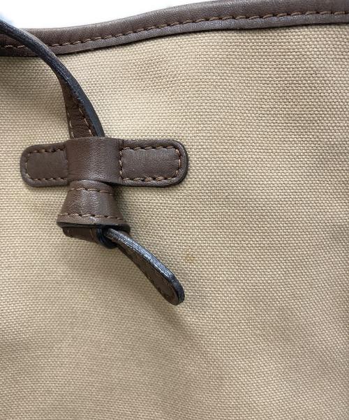 GIANNI CHIARINI（ジャンニ キアリーニ）GIANNI CHIARINI (ジャンニ キアリーニ) キャンバストートバッグ ベージュの古着・服飾アイテム