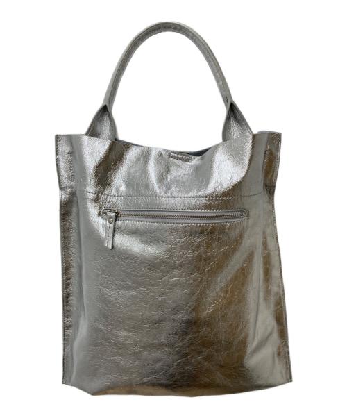 Beaure（ビュレ）Beaure (ビュレ) ワンハンドルトートバッグ シルバーの古着・服飾アイテム