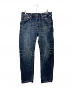 EVISUエヴィス）の古着「ダイコックプリント バギーフィットジーンズ　2000」｜インディゴ