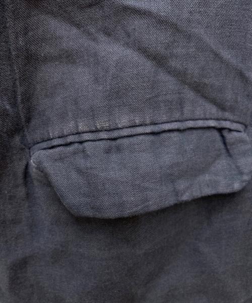 Vlas Blomme（ヴラスブラム）Vlas Blomme (ヴラスブラム) リネンコート ネイビー サイズ:2の古着・服飾アイテム