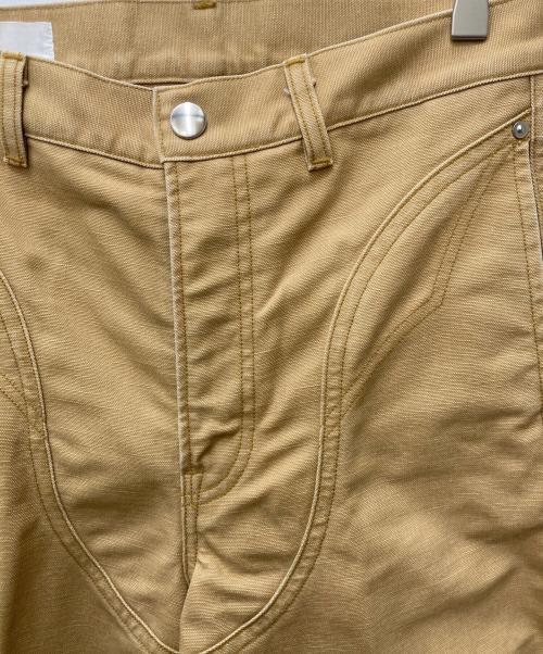 FUMIKA UCHIDA（フミカウチダ）FUMIKA UCHIDA (フミカウチダ) DUCK CHAPS LINE PANTS ベージュ サイズ:38の古着・服飾アイテム