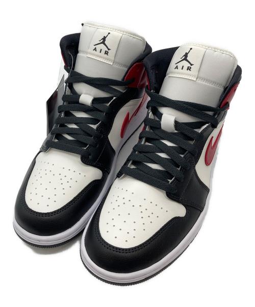 NIKE（ナイキ）NIKE (ナイキ) Women's Air Jordan 1 Mid Sail/Off Noir/White/Gym Red サイズ:27cm 未使用品の古着・服飾アイテム