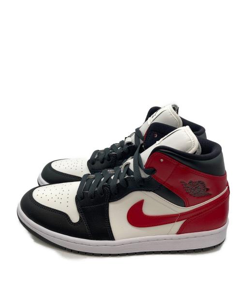 NIKE（ナイキ）NIKE (ナイキ) Women's Air Jordan 1 Mid Sail/Off Noir/White/Gym Red サイズ:27cm 未使用品の古着・服飾アイテム