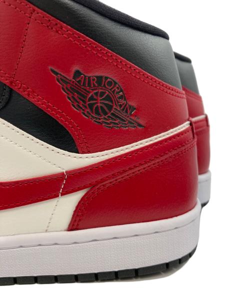 NIKE（ナイキ）NIKE (ナイキ) Women's Air Jordan 1 Mid Sail/Off Noir/White/Gym Red サイズ:27cm 未使用品の古着・服飾アイテム