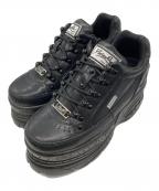 Yosukeヨースケ）の古着「SANMARU 厚底スニーカー」｜ブラック